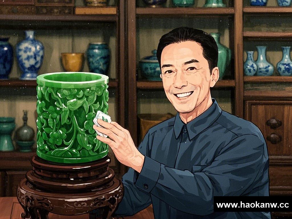 神秘碧玉笔筒引发的AI悬念之旅