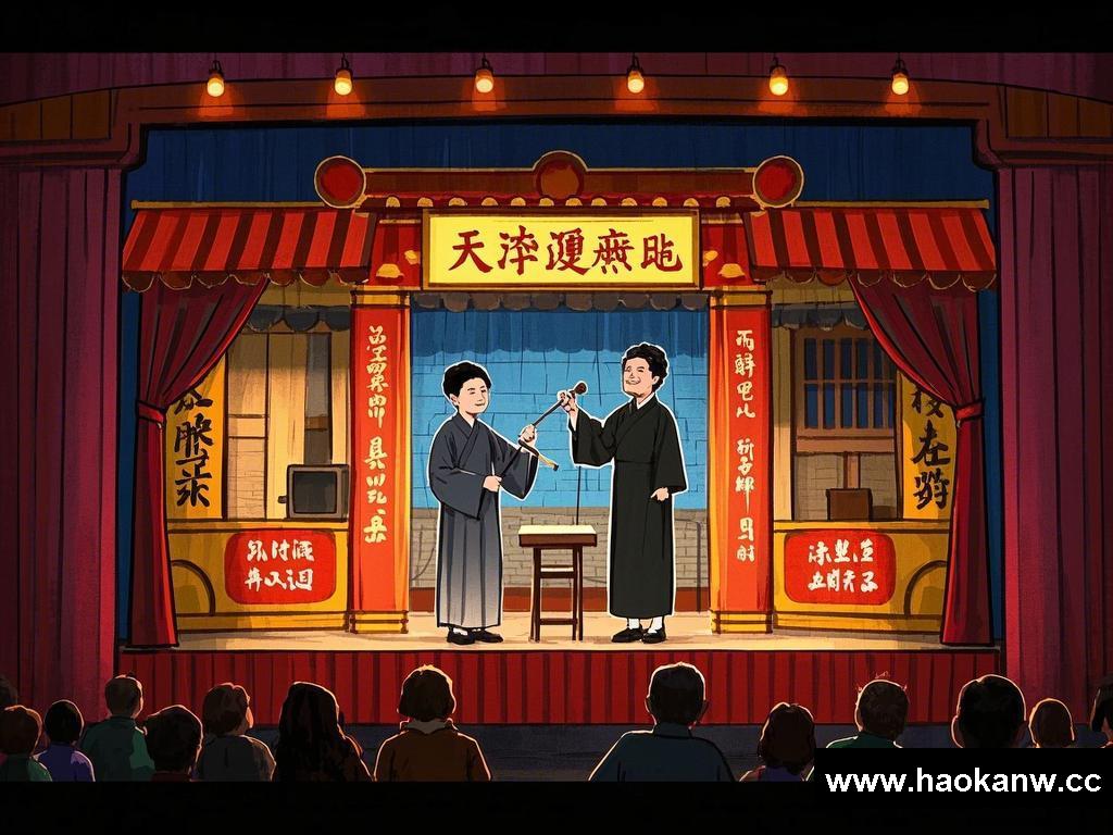 舞台布景下的漫才与天津大麻花趣事