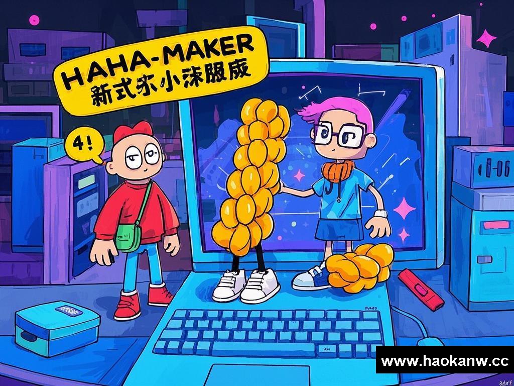 HAHA_MAKER与新式小麻花的幽默网络之旅